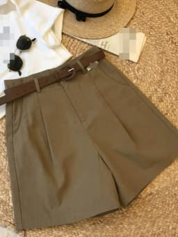 Loose Women's Workwear Shorts Summer High Waist A-Line Wide Leg Casual Pants Outerwear Style Korean Commute Fashion