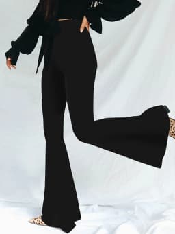 Hugcitar High Waist Leopard Print Flare Leggings 2025 Spring Women Fashion Sexy Bodycon Trousers Club Pants