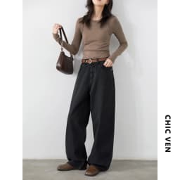 CHIC VEN Korean Women Plus Jeans New Casual Retro Wide Legs Denim Pants Slim Female Trousers Spring Autumn 2025