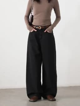 CHIC VEN Korean Women Plus Jeans New Casual Retro Wide Legs Denim Pants Slim Female Trousers Spring Autumn 2025