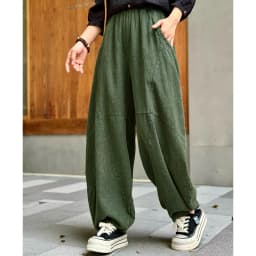 Artistic Cotton Linen Casual Pants Women's Loose Long Trousers Zen Tai Chi Lantern Pants Autumn New Sle Commute Sle