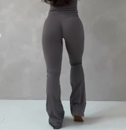 NO LOGO Impact Flares Scrunch Booty Women's Gym Leggings Seamless Fitness Workout Yoga Trousers Squat Proof Fashion Flared Pants