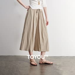 TOYOUTH Women Casual Pants 2026 Summer New Nine Inch Silhouette Light Style Wide Leg Pants