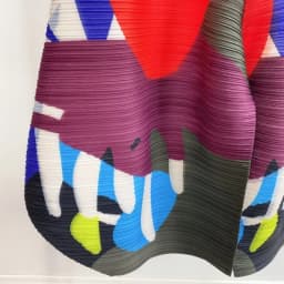 YUDX Miyake Pleated Wide Leg Pants Woman Multicolor Print Elastic High Waist Loose Plus Size 2025 New Autumn Women Clothing