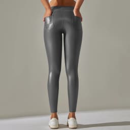Trendy New WOMEN'S Leggings High Waisted Tight and Sexy Leather Pants Colorful Yoga Pants for Women