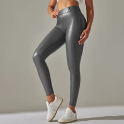 Trendy New WOMEN'S Leggings High Waisted Tight and Sexy Leather Pants Colorful Yoga Pants for Women