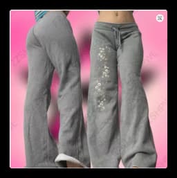 Y2K Pants Flower Streetwear High street Fashion Women Wide leg pants Classic Minimalist Unique Vintage Casual Hip Hop Clothes