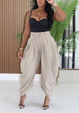 GLCMYAYA Women High Waist Jogger Loose Long Harlen Pants 2025 Fall Autumn OL Work Fashion Active Casual Street Trousers