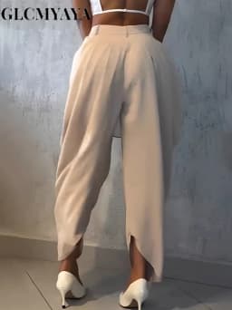 GLCMYAYA Women High Waist Jogger Loose Long Harlen Pants 2025 Fall Autumn OL Work Fashion Active Casual Street Trousers