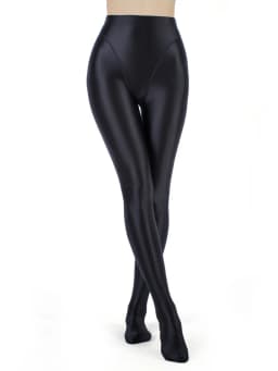 Sexy Women High Waist Sexy Tight Silk Shiny Pencil Pant Oil Glossy Candy Color Smooth Pants Sexy Erotic Lingerie Yoga Leggings