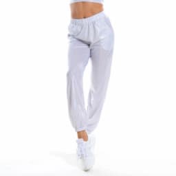 Shiny Glittery Street Hip-hop Party Sparkly Long Pants Loose Casual Sports Trousers Green Gold Silver Black Optional for Women