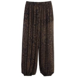 HXAO Animal Print Lantern Pants Women's Pants Autumn 2025 Elegant Pleated Oversized Baggy Trousers Ladies Fashion Wide Leg Pants