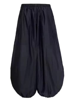 Fashion Oversized Lantern Trousers Women 2025 New Summer Elegant Lazy Design Pants Casual Loose Cotton No Pocket Wide Leg Pants