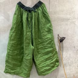 2025 New Wide Leg Pants High Quality Women's 2025 Thin Summer Spring Ramie Literary Retro Loose Personalized Women's Hemp Pants
