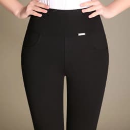 Were Thin Elastic Stretch Pants Large Size Elastic High Waist Trousers