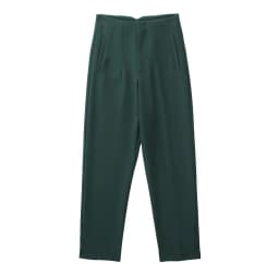 NINE ZAR High Waist Casual Pants for Women 35 Colors Pure Color Retro Cuffed Slim Fit Ladies Faion Spring Polyester Fiber