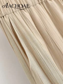 Women Wide Leg Lounge Pants Elastic Waist Casual Loose Trousers with Bow Tie Hem