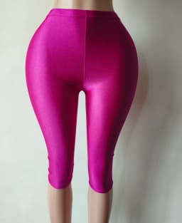 HLJ&GG Fashion Solid Stretchy Skinny Pants Women High Waisted Fluorescent Color Bottoms Summer New Female Streetwear Pants 2025