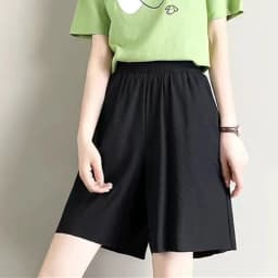 Slim Fit Ice Silk Wide Leg Pants Women's Summer Thin Casual High Waist Drapey Loose Slimming Straight Long Trousers