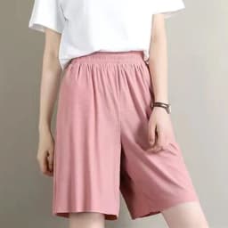 Slim Fit Ice Silk Wide Leg Pants Women's Summer Thin Casual High Waist Drapey Loose Slimming Straight Long Trousers