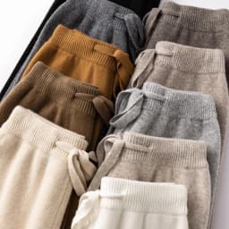 High Waist Fine Wool Wide-Leg Pants Women's Temperament Mop Pants Outer Wear Draping Effect Soft Glutinous Knitted Trousers