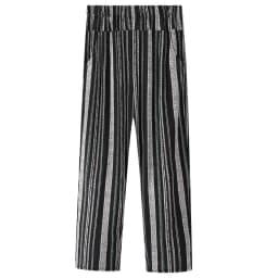 XL-8XL Women Summer Pants 2026 New Fashion Print Thin Ice Silk Straight Pants Middle aged Female High Waist Elastic Casual Pants