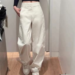 High Quality Fashion Casual Pants Women's Straight Trousers Spring Autumn Streetwear Lady Solid Color Loose Wide-leg Pants 2025