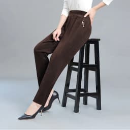 High Quality Corduroy Straight Trousers Women Autumn Winter Oversize 8XL Mother Pants Fleece Thicke Warm Casual Pants Female New