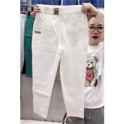 Women Thin Cotton Linen Casual Pants 2025 Spring Summer New Large Size Loose Slim Harem Trousers Straight Nine Pants Tide Female