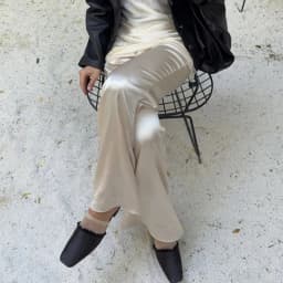 Satin Silk Wide Leg Pants for Women High Waist Baggy Pants Y2K Elegant Lady Party Long Trousers Female Going Out Buttoms