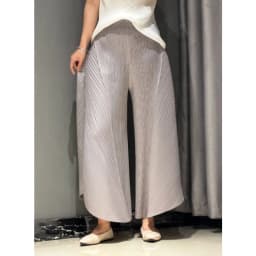 Pleated Pants Summer New Simple Casual Fashion Elastic Waist Versatile Banana Style Elastic Wide-Leg Pants for Women