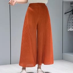 Pleated Pants Summer New Simple Casual Fashion Elastic Waist Versatile Banana Style Elastic Wide-Leg Pants for Women