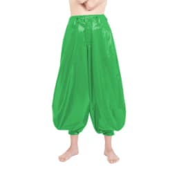 Punk High Waist PVC Harem Pants, Shiny Leather, Club Party Lantern Pants, Streetwear, Classic Tobi Pants, Dance Bloomers, 7XL