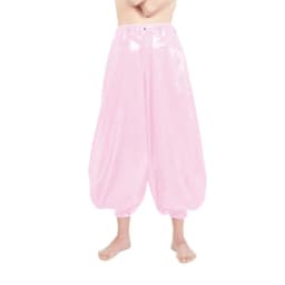 Punk High Waist PVC Harem Pants, Shiny Leather, Club Party Lantern Pants, Streetwear, Classic Tobi Pants, Dance Bloomers, 7XL