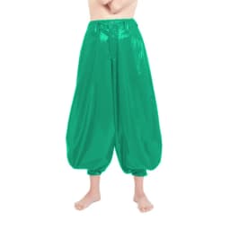 Punk High Waist PVC Harem Pants, Shiny Leather, Club Party Lantern Pants, Streetwear, Classic Tobi Pants, Dance Bloomers, 7XL