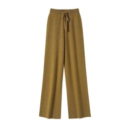 CHICUU Women Cashmere Pants Autumn Winter Wide Leg Pants Full Length 100% Merino Wool Knitwear Basic Simple Trousers Korean