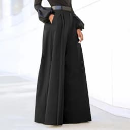 Spring Autumn Women Palazzo Pants High Waist Pleated A-Line Wide Leg Pants Large Size OL Vintage Culottes Bloomers Trousers 5XL