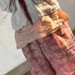 Johnature Women Vintage Ramie Wide Leg Shorts Pants Elastic Waist Print Floral Elastic Waist Shorts 2025 Summer New Belt Shorts
