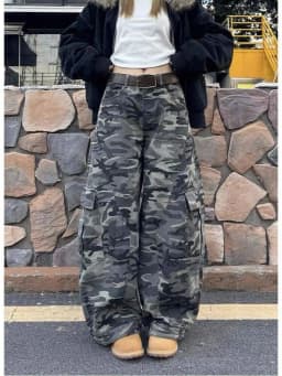 2026 Korean Style Fashion American Vintage Denim Pants Women High Waist Irregular Jeans Trouser Loose Wide Leg Trousers Retro