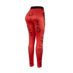 Popular Letter Printed Sexy Fitness Leggings from Europe and America, Sports Yoga Pants