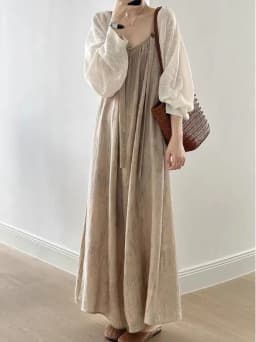 Laid-back Style Cotton Linen Women's Overalls Loose Fit Summer Drapey Wide Leg Casual Trousers High Waist Long Pants