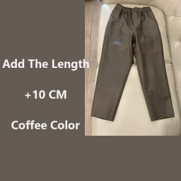 Women Pants Real Leather Pants Women Leather Tousers High Waist Harem Pants 2025 New Elastic Waist Streetwear Pants