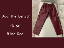 Women Pants Real Leather Pants Women Leather Tousers High Waist Harem Pants 2025 New Elastic Waist Streetwear Pants