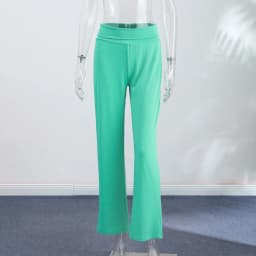 Elastic Waist Wide-leg Long Pants Women's Loose Stretch Fabric Trousers 2026 New Ladies Summer Casual Daily Street Outfit