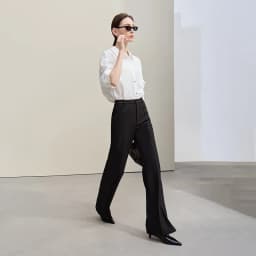 Amii Women's Pants 2026 Autumn New Commuter Versatile Toothpick Pleated Flared Trousers Solid Color Casual Women Pants 12621050