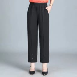 2026 New Women Summer Pants Elastic High Waist Casual Pants Middle aged Mom Pants Large Size Ice Silk Straight Pants Female 8XL