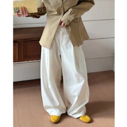2025 Women Spring Fashion Big Wide Leg Pants High Waist Pleated Design Fashion Clothes Pants Female Trousers