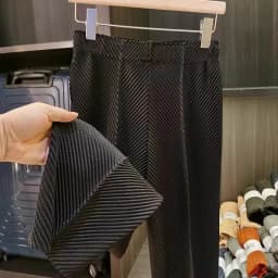 Miyake Pleated Pants 2025 Summer New Premium Sense Dragon Scale Pleated Casual Pants Versatile Thin Elastic Waist Pants Women