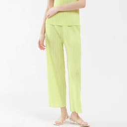 Miyake Zomer Veelzijdige Casual Broek Voor Vrouwen Losse Comfortabel Elastisch Dames Geplooide Lange Broek Rechte Pijpen Broek