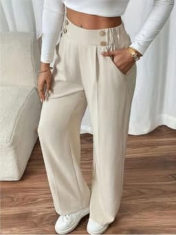 Women's Trousers Casual High-waisted Trousers Loose Temperament Versatile Office Female Straight Long Pants 2025